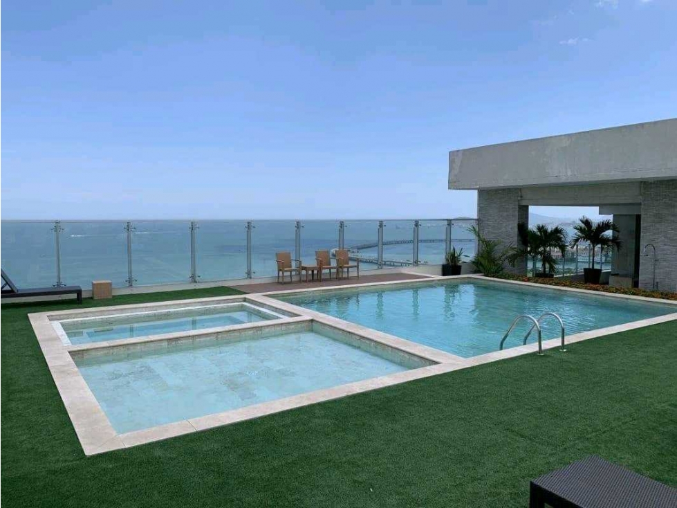 ALQUILER APARTAMENTO AVE. BALBOA PH H20 AMOBLADO CON VISTA AL MAR VV — foto 3
