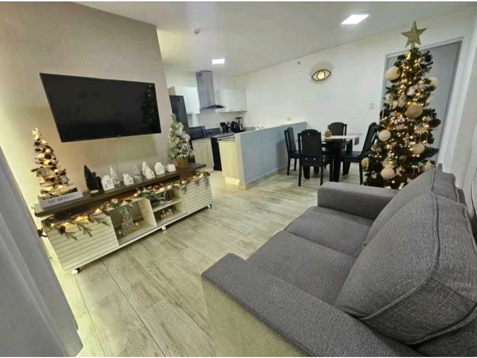 VENTA APARTAMENTO AMOBLADO O L/B 3 REC CARRASQUILLA SAN FRANCISCO