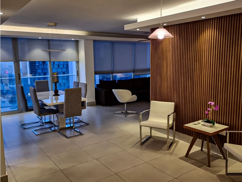 VENTA APARTAMENTO OBARRIO AMOBLADO 117M2 PH PARK CITY MLD