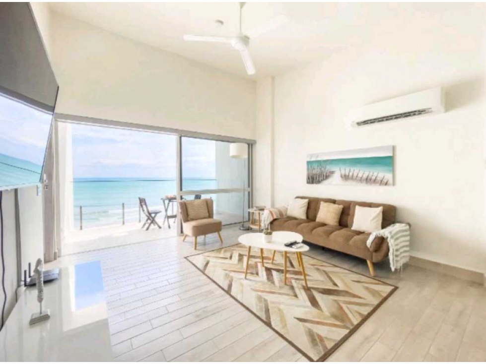 ALQUILER APARTAMENTO PLAYA CARACOL FRENTE AL MAR CON BALCON