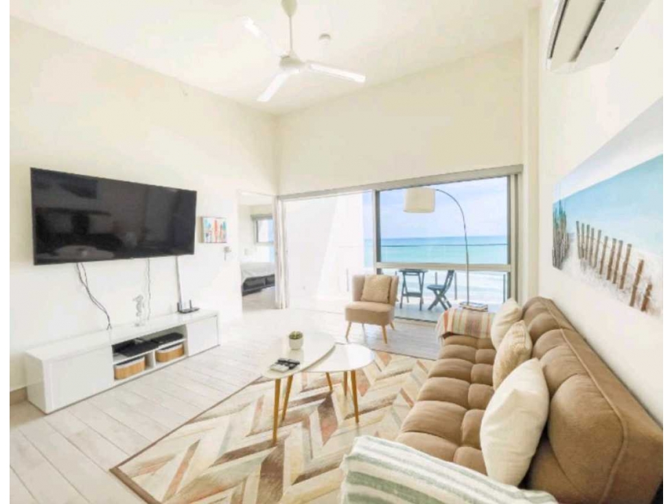 ALQUILER APARTAMENTO PLAYA CARACOL FRENTE AL MAR CON BALCON — foto 2