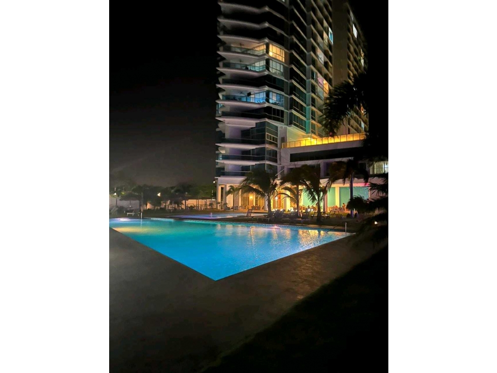 ALQUILER APARTAMENTO ROYAL PALMS GORGONA CON BALCON VISTA AL MAR 2 R — foto 4
