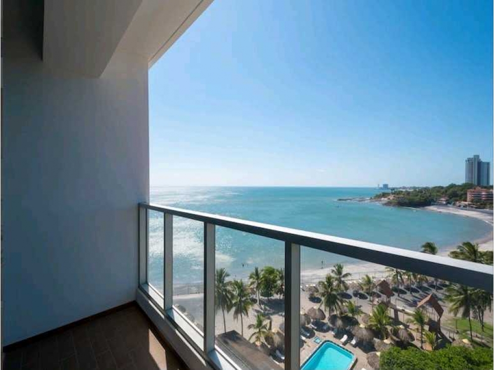 ALQUILER APARTAMENTO ROYAL PALMS GORGONA CON BALCON VISTA AL MAR 2 R