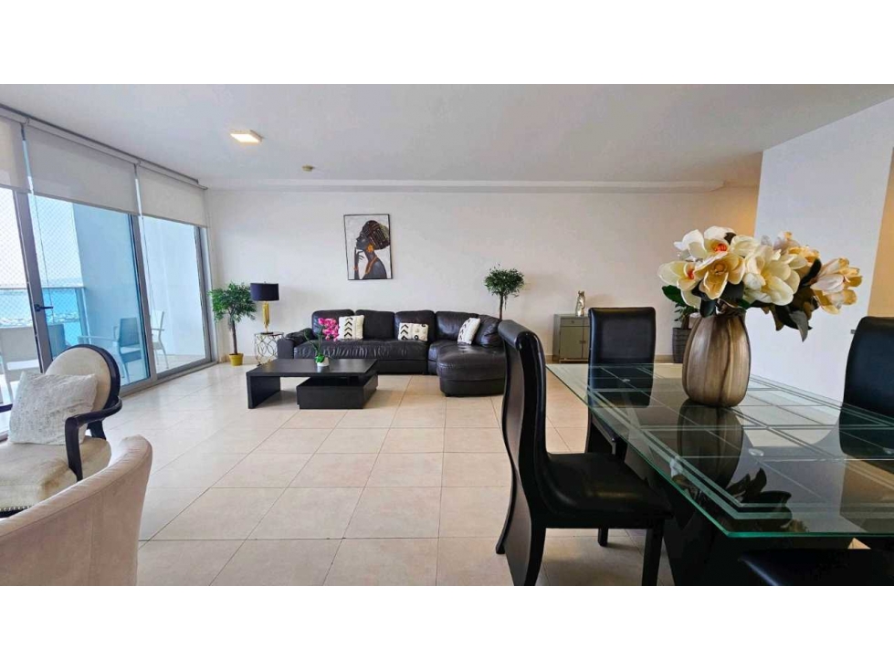 ALQUILER APARTAMENTO VISTA AL MAR AMOBLADO CON BALCON 3REC PH WATERS — foto 2