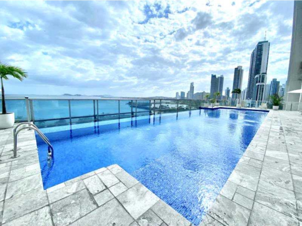 ALQUILER APARTAMENTO VISTA AL MAR AMOBLADO CON BALCON 3REC PH WATERS — foto 4
