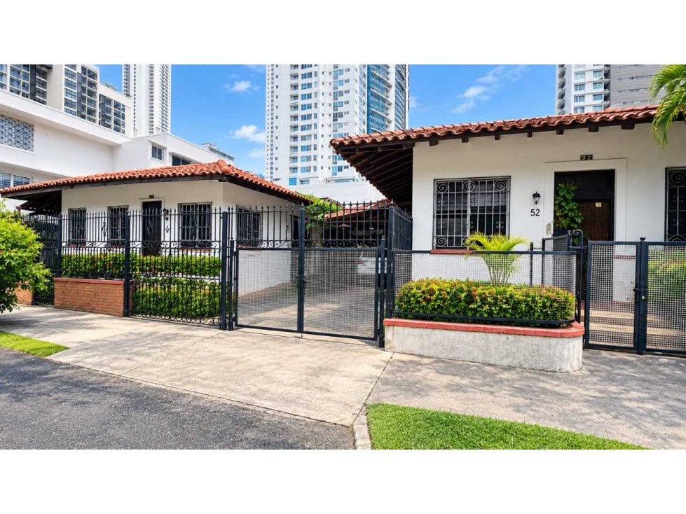 ALQUILER DE 2 CASAS COMERCIALES EN BELLA VISTA CERCA DE CALLE 50 JP
