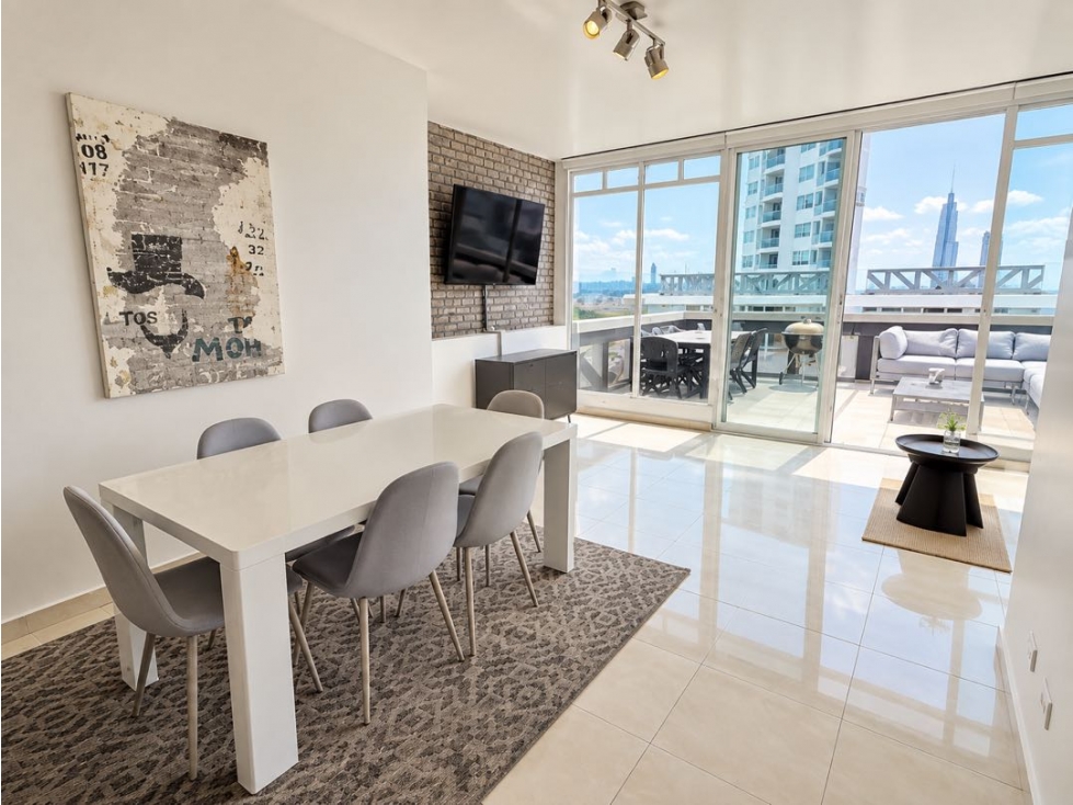 VENTA DE APARTAMENTO AMOBLADO EN EDISON PARK