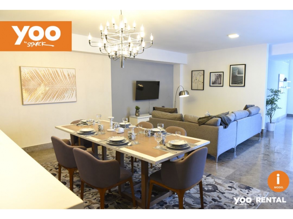 ALQUILER DE APARTAMENTO FULL AMOBLADO EN PH YOO 180M2 JP