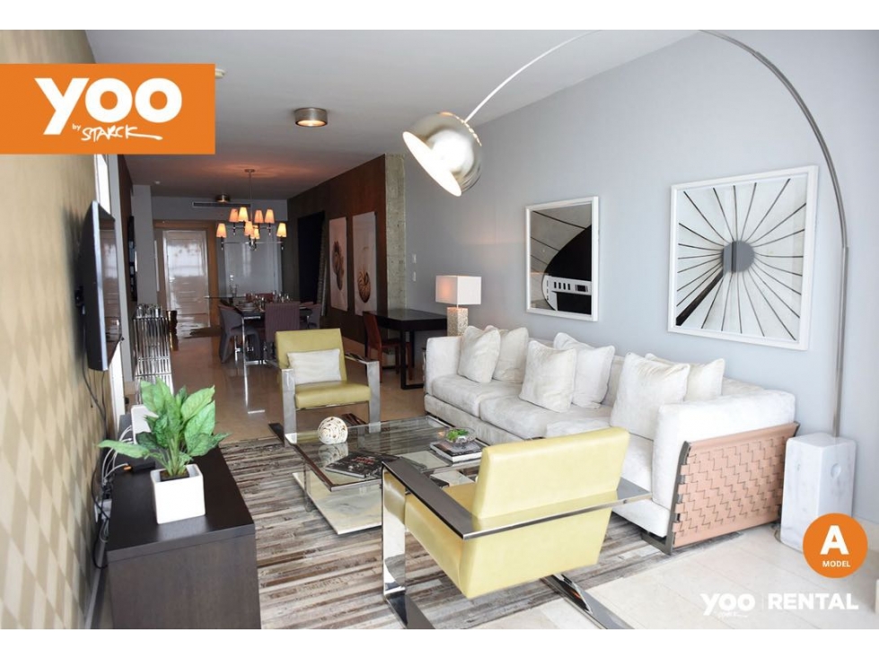 ALQUILER DE APARTAMENTO FULL AMOBLADO VISTA AL MAR EN PH YOO 156M2 JP