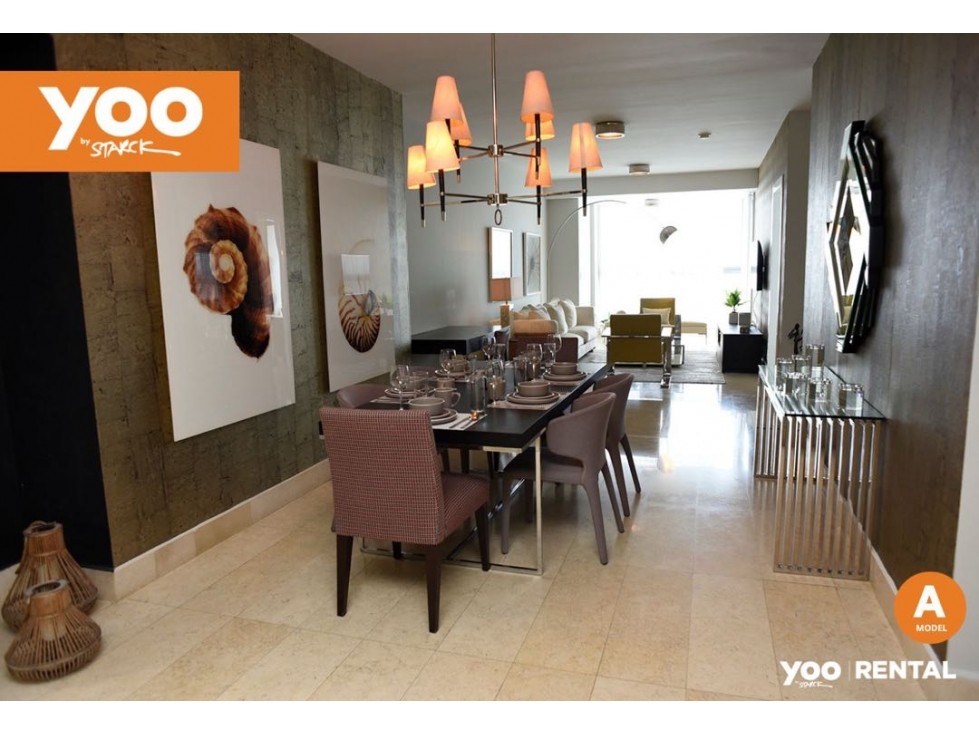 ALQUILER DE APARTAMENTO FULL AMOBLADO VISTA AL MAR EN PH YOO 156M2 JP — foto 4