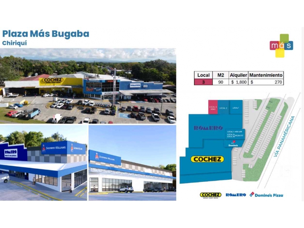 ALQUILER DE LOCAL COMERCIAL EN BUGABA SOLO QUEDA 1 DISPONIBLE
