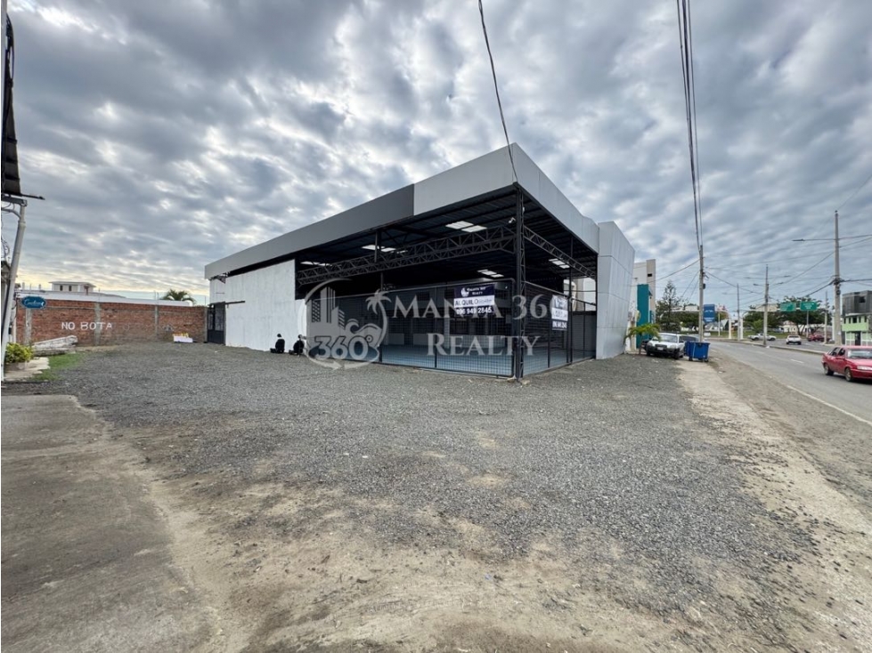 Alquiler de local comercial - sur de Manta - 2