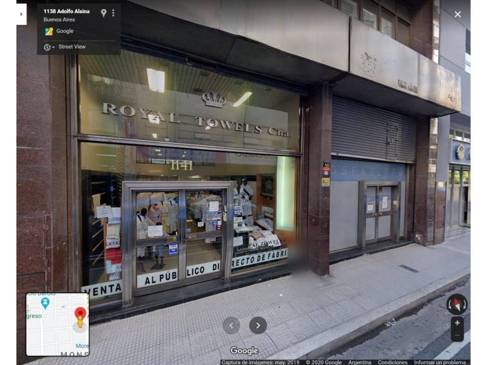 Alquiler de local en Adolfo Alsina 1100 - 2