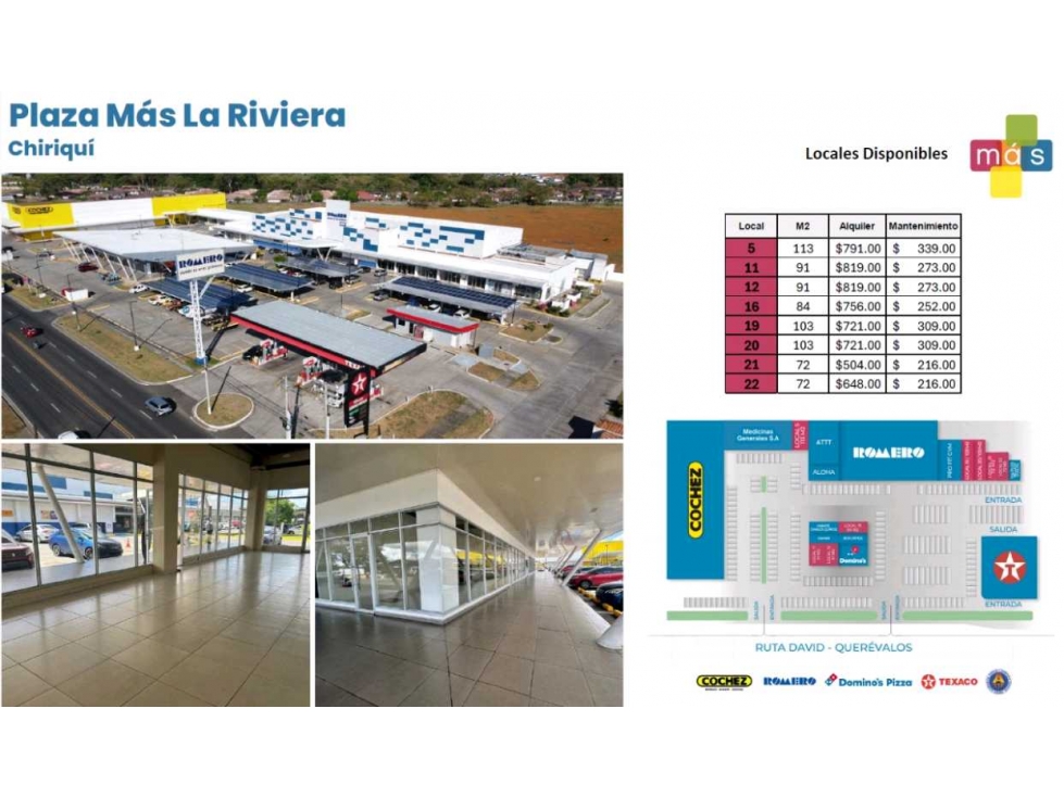 ALQUILER DE LOCALES COMERCIALES EN DAVID