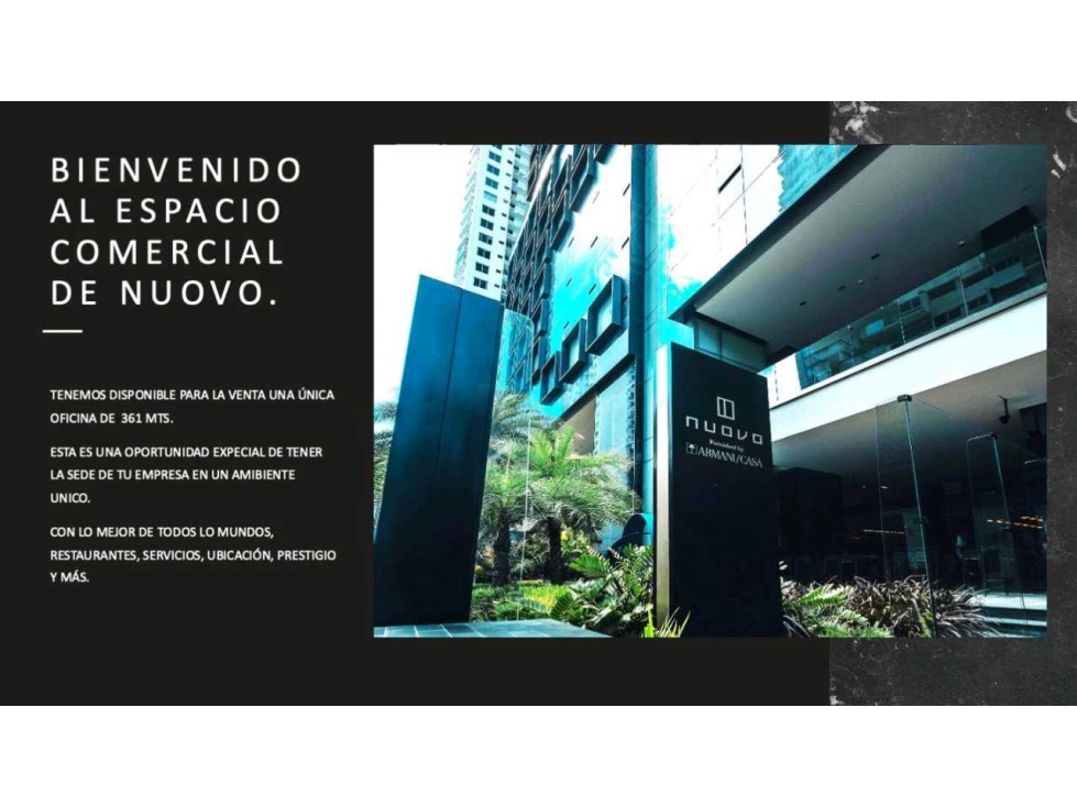 ALQUILER OFICINA EN AVENIDA BALBOA 265M2 LUJOSAS