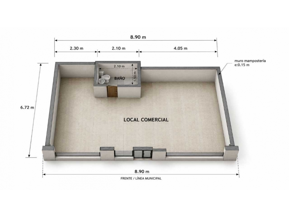Alquiler local comercial - Merlo norte - 2