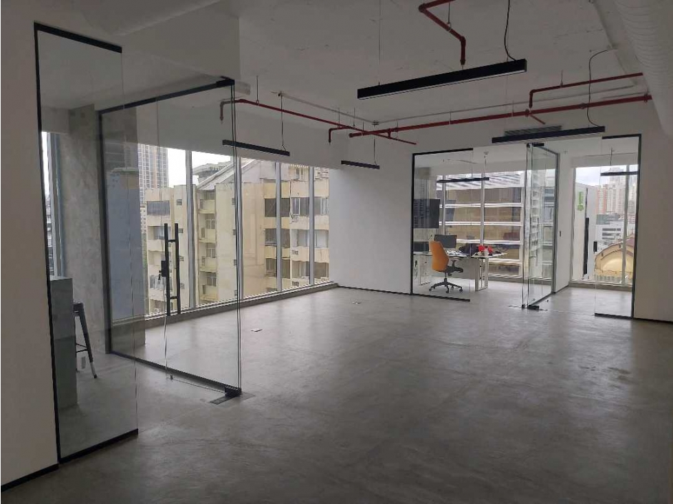 ALQUILER OFICINA A ESTRENAR CON VISTA PANORAMICA 96M2 OBARRIO
