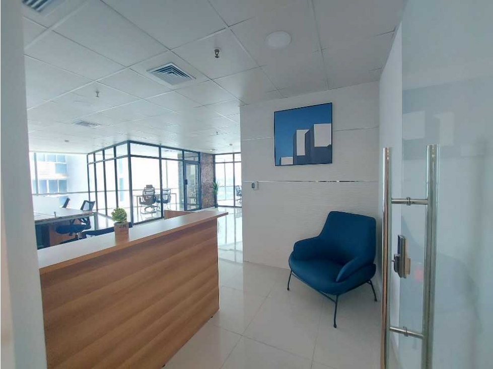 ALQUILER OFICINA AMOBLADA TORRE FINANCIAL PARK COSTA DEL ESTE — foto 4