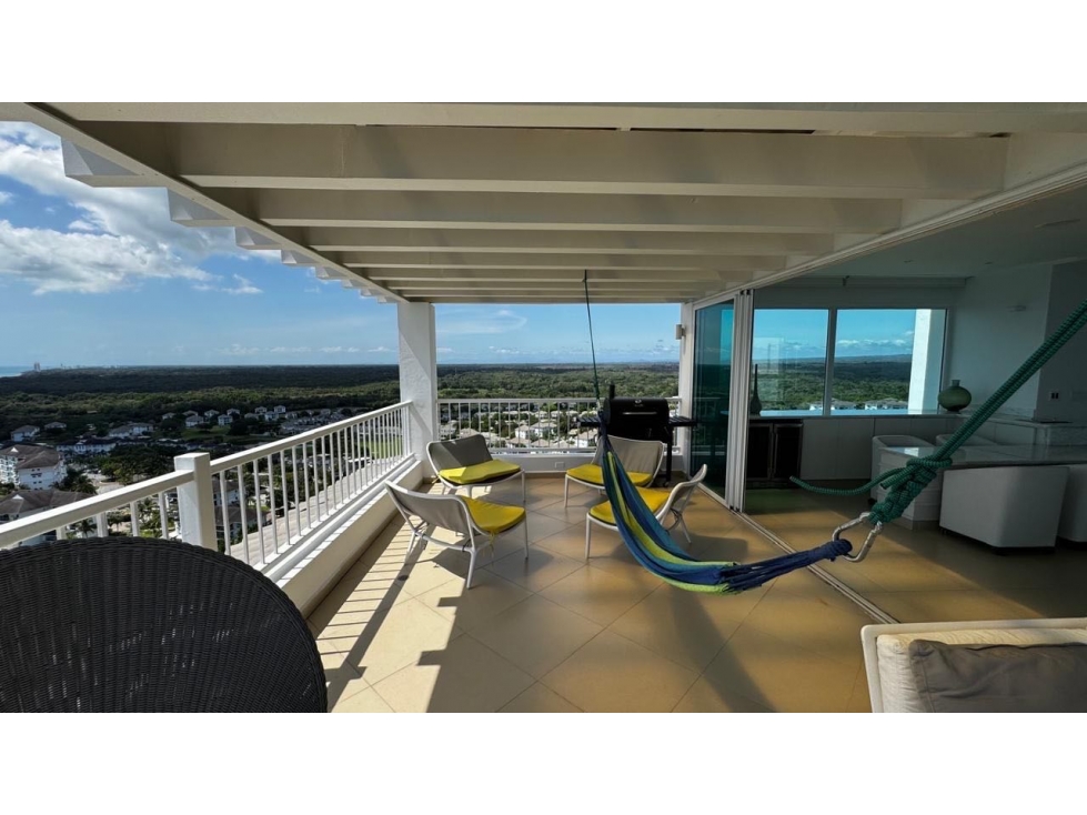 ALQUILER PENTHOUSE EXCLUSIVO BIJAO AMOBLADO VISTA AL MAR JJ — foto 2