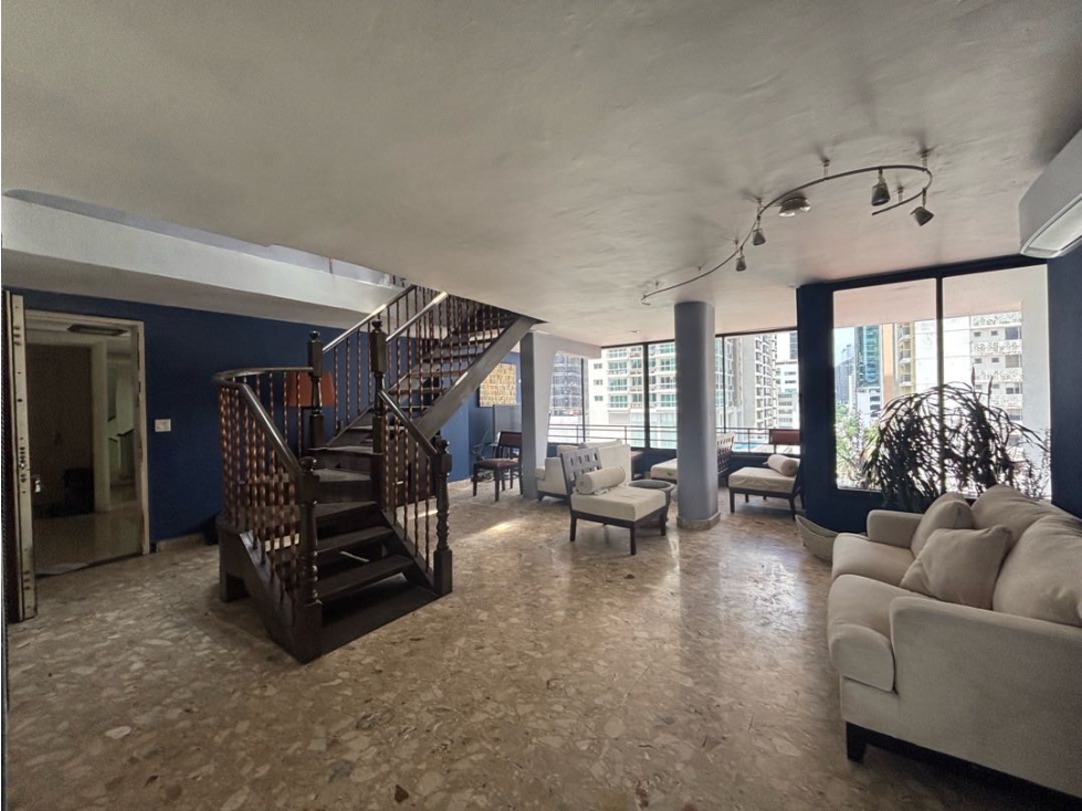 Alquilo apartamento en Obarrio amoblado 300 m² 3 recámaras Estudio