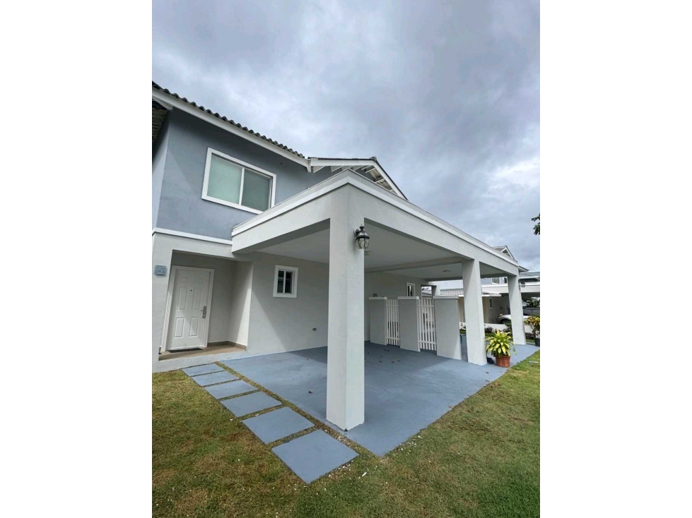 ALQUILO CASA AMOBLADA EN LA CHORRERA COSTA VERDE ROLLING HILLS DUPLEX