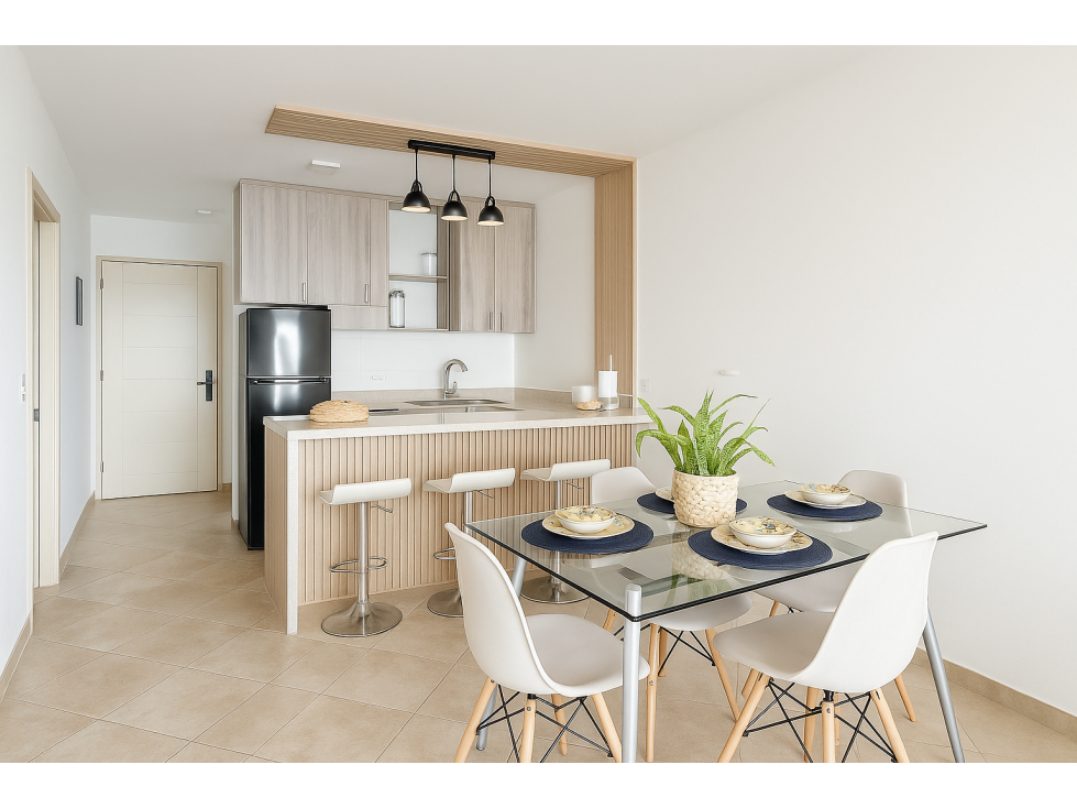 Departamento de 90 m² en primera línea al mar, Manta