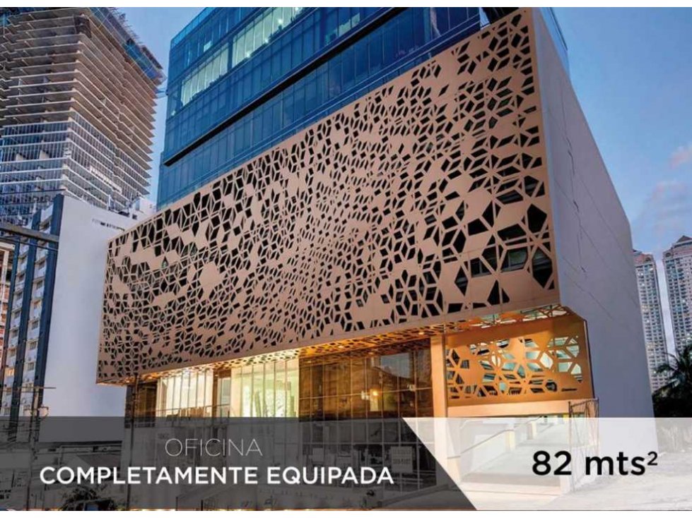 ALQUILER OFICINAAMOBLADA HABITATS AREA BANCARIA 80 M2 MTTO INCLUIDO