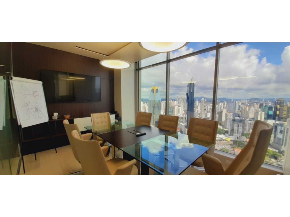 ALQUILER OFICINA AMOBLADA EN TORRE BICSA PISO ALTO 165 M2 — foto 6