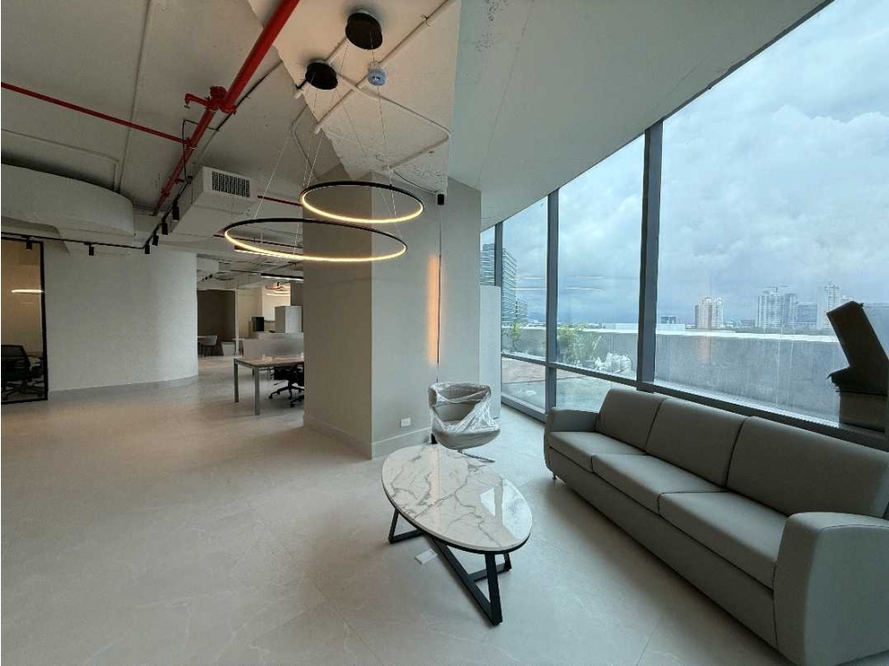 ALQUILO OFICINA AMOBLADA FINANCIAL PARK 258M2 + TERRAZA CDE JP