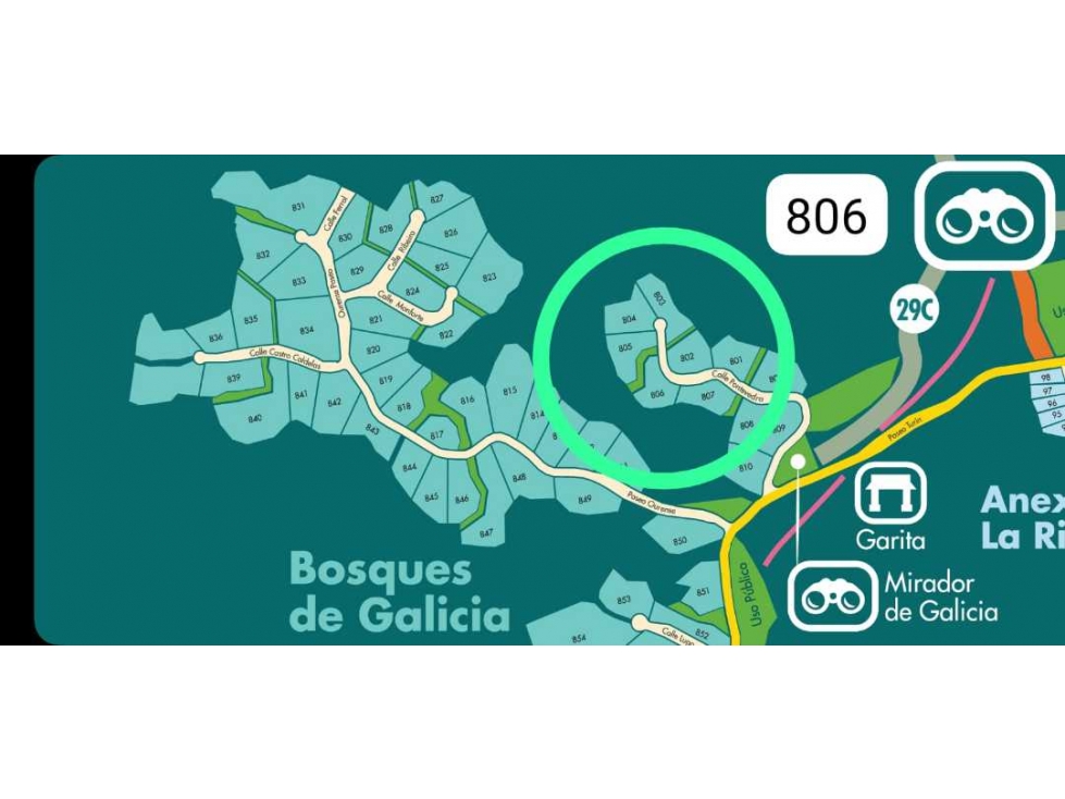 LOTE EN VENTA ALTOS DEL MARIA (BOSQUES DE GALICIA) - RM.P - 2