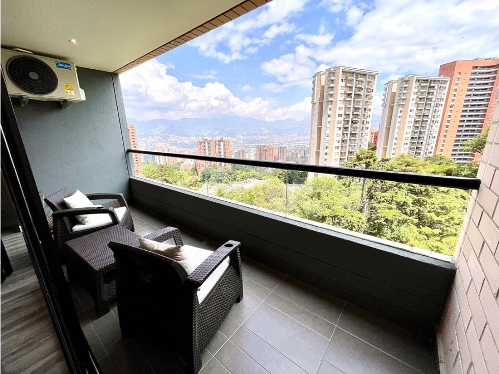 Amoblado. 2hab A.A Lujoso. Poblado. Gran vista. Cerca al tesoro. — foto 6