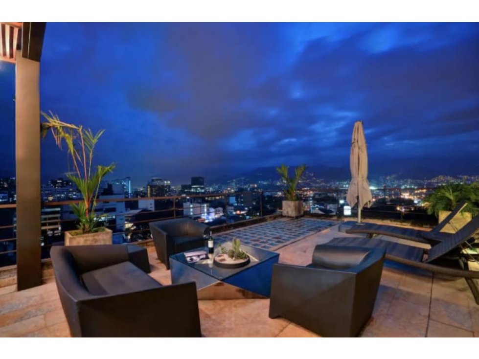 Amoblado Espectacular Penthouse en el Poblado - Medellín — foto 2
