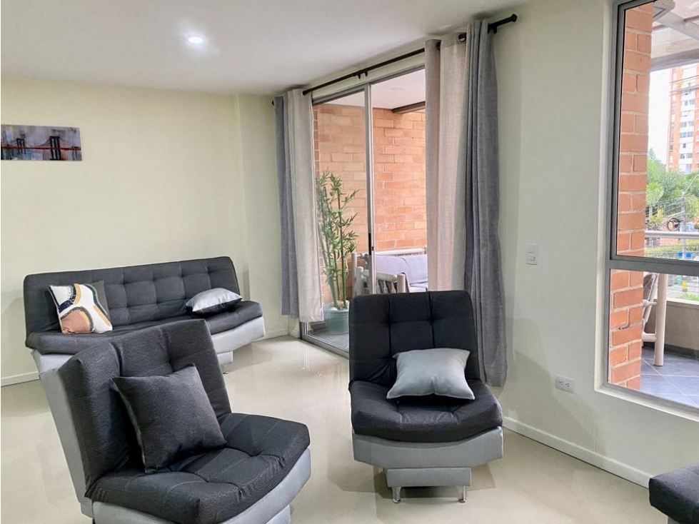 Amoblado Hermoso Apartamento 3H Poblado - Medellín — foto 5