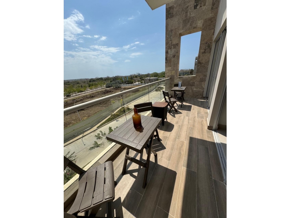 APARTAMENTO AMOBLADO EN ARRIENDO EN ZONA NORTE - CARTAGENA