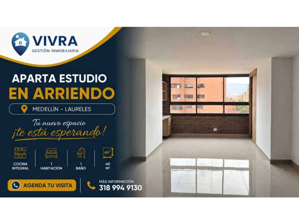 Aparta estudio en Arriendo