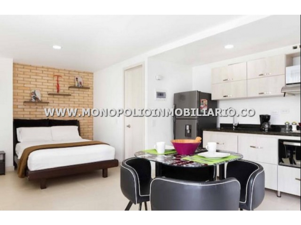 APARTAESTUDIO AMOBLADO EN ARRIENDO - SECTOR EL TESORO COD: 7868