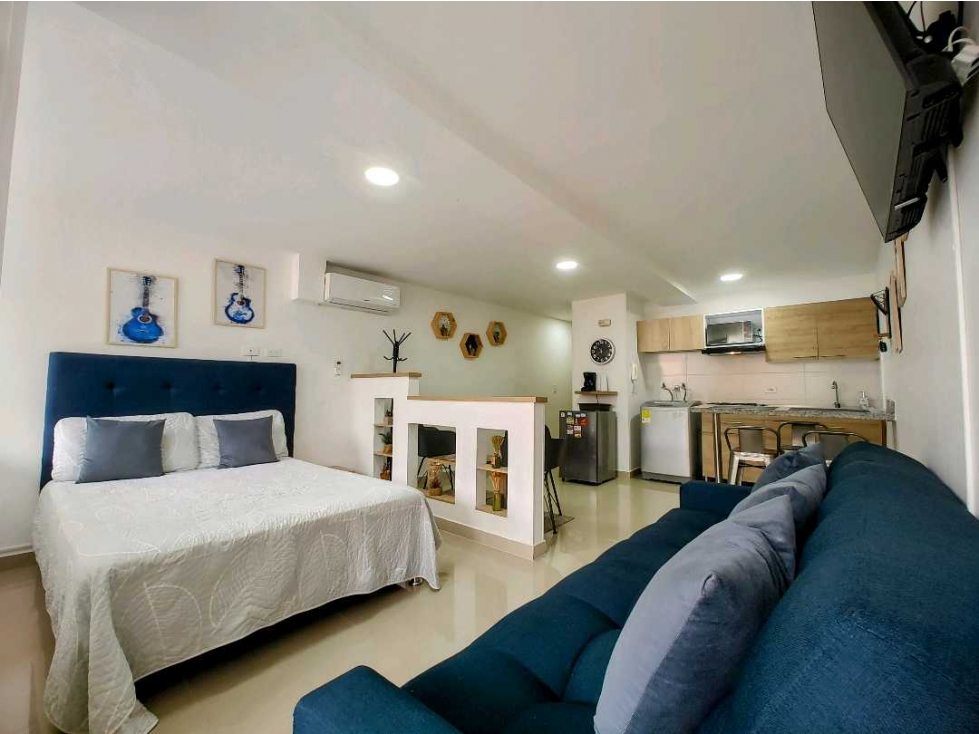 Apartaestudio Amoblado En Arriendo En Edificio En La Flora, Cali