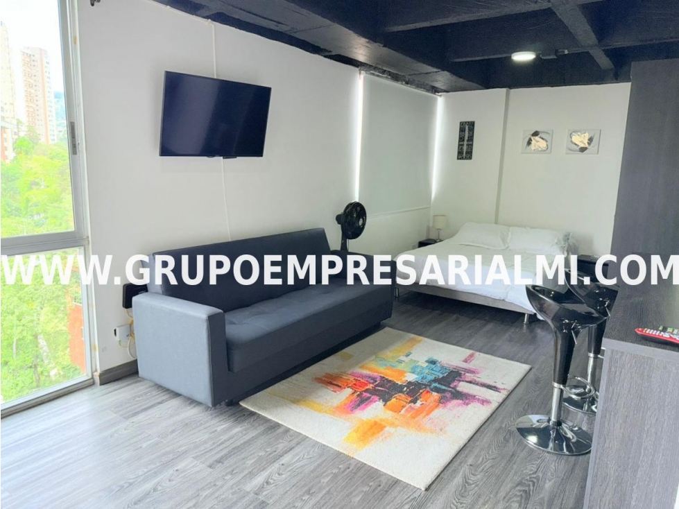 APARTAESTUDIO AMOBLADO EN ARRIENDO - SECTOR EL TESORO COD: 30115 — foto 2