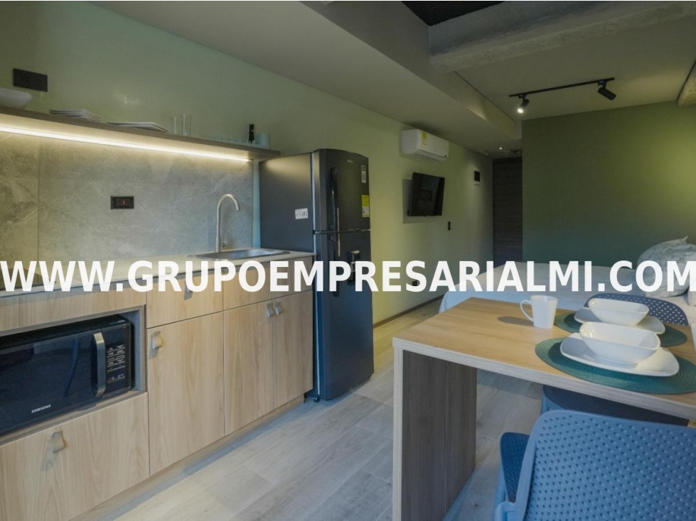 APARTAESTUDIO AMOBLADO EN ARRIENDO - SECTOR LOS ALPES COD: 33217 — foto 5
