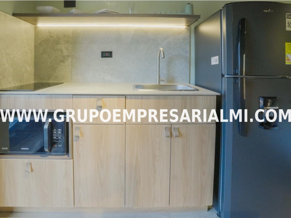 APARTAESTUDIO AMOBLADO EN ARRIENDO - SECTOR LOS ALPES COD: 33217 — foto 6