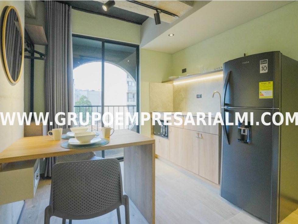 APARTAESTUDIO AMOBLADO EN ARRIENDO - SECTOR LOS ALPES COD: 33219 — foto 6