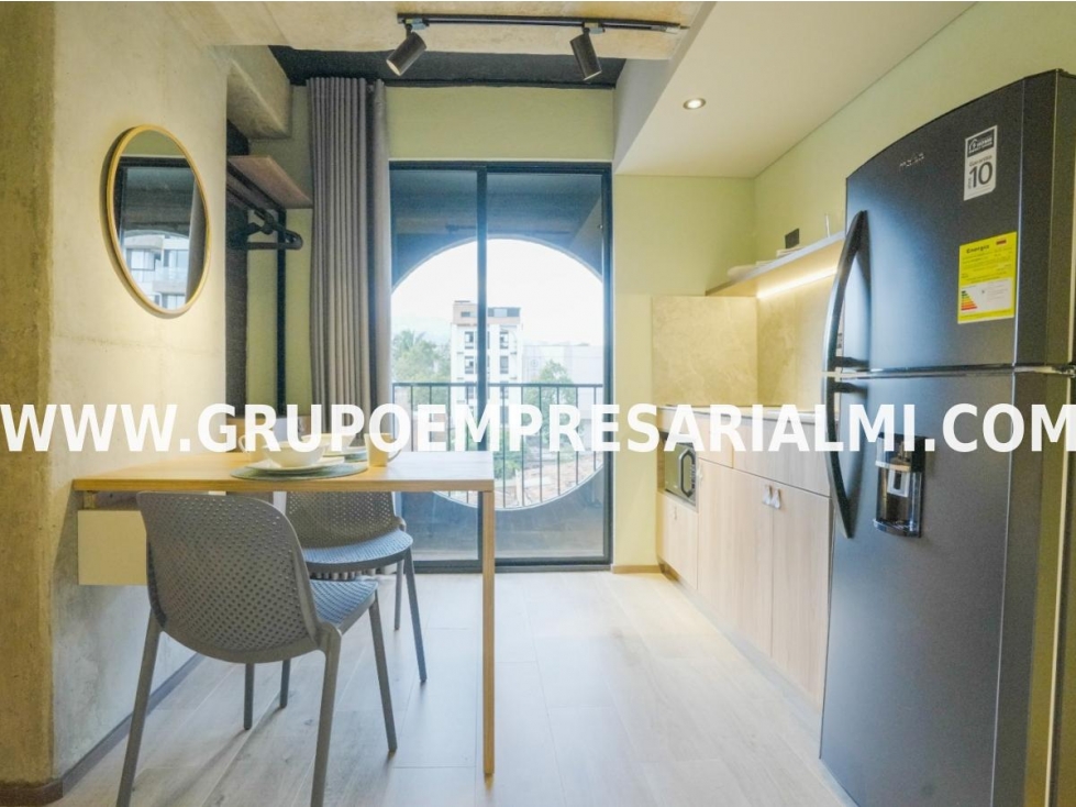APARTAESTUDIO AMOBLADO EN ARRIENDO - SECTOR LOS ALPES COD: 33221 — foto 4