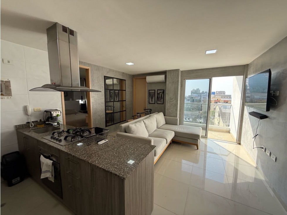 Apartamento amoblado en venta, sector San Vicente.