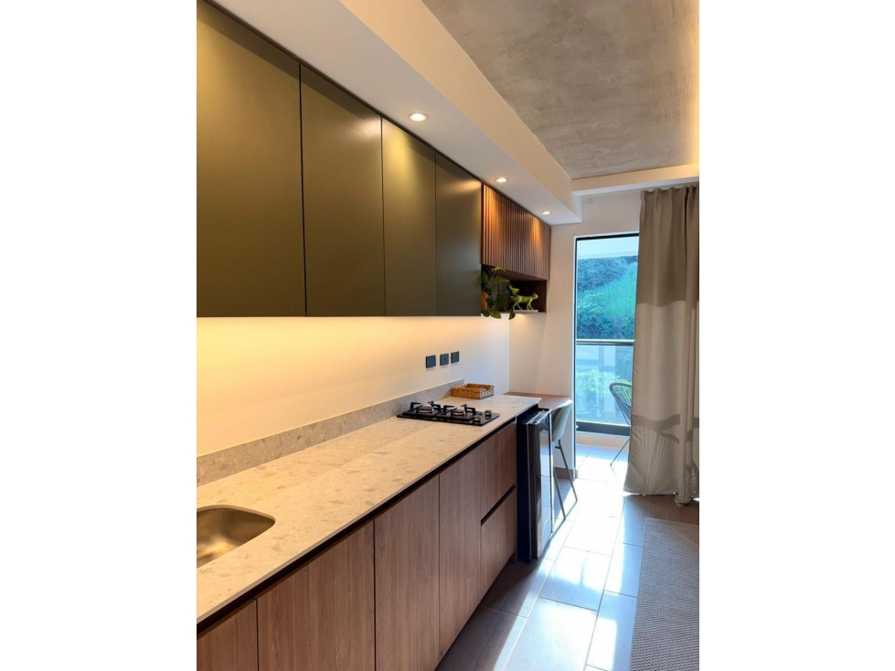 APARTAESTUDIO AMOBLADO EN VENTA VISTA EXTERNA (JP)