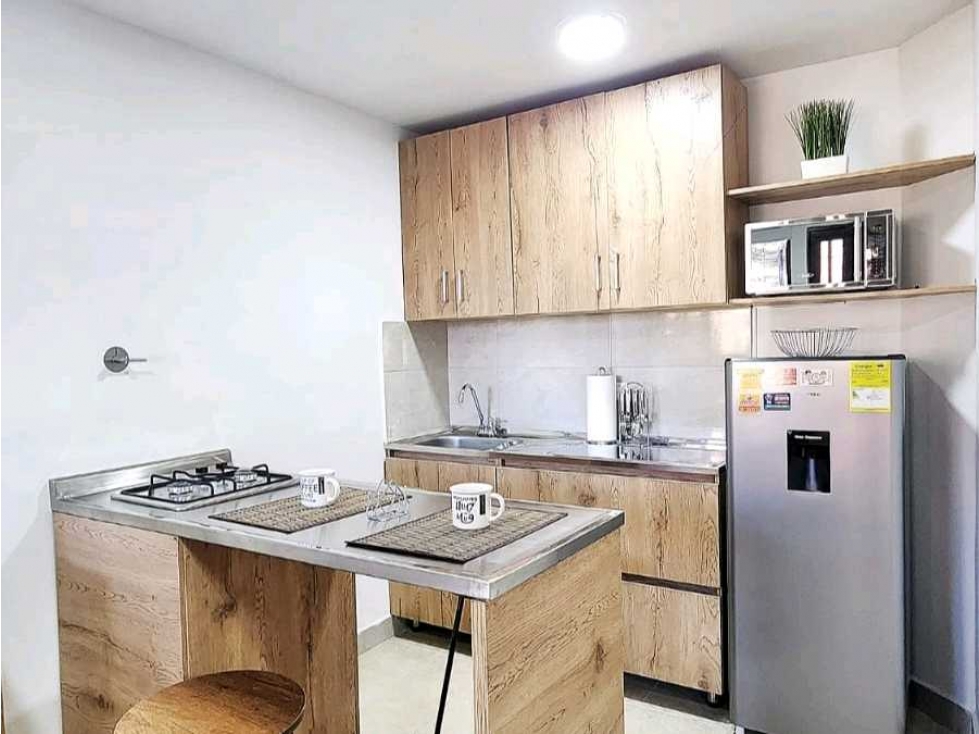 APARTAESTUDIO AMOBLADO PARA LA RENTA EN SANTA MONICA