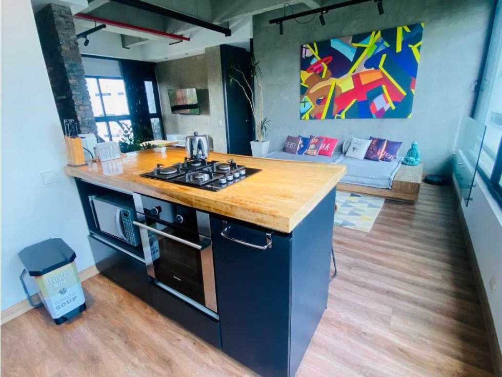 APARTAESTUDIO AMOBLADO PARA LA VENTA EN EL POBLADO SECTOR SAN LUCAS