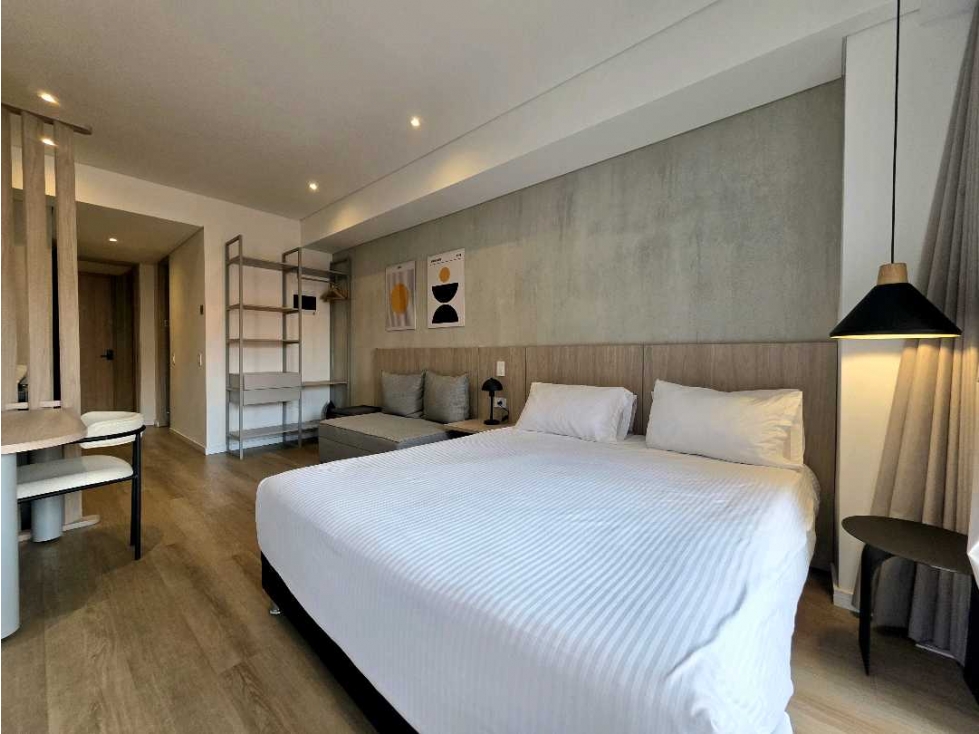 Apartaestudio tipo Loft amoblado para renta diaria en Laureles — foto 3