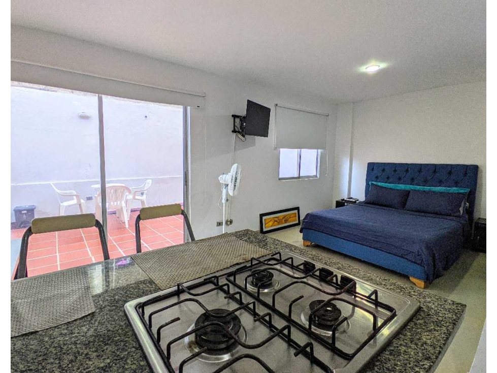 APARTAESTUDIO AMOBLADO TIPO LOFT, VILLA SANTOS