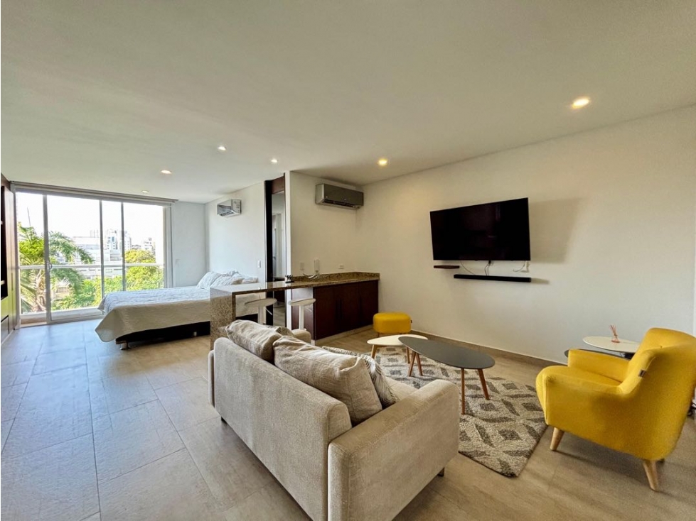 APARTAESTUDIO AMOBLADO TIPO LOFT EN ARRIENDO. ALTO PRADO