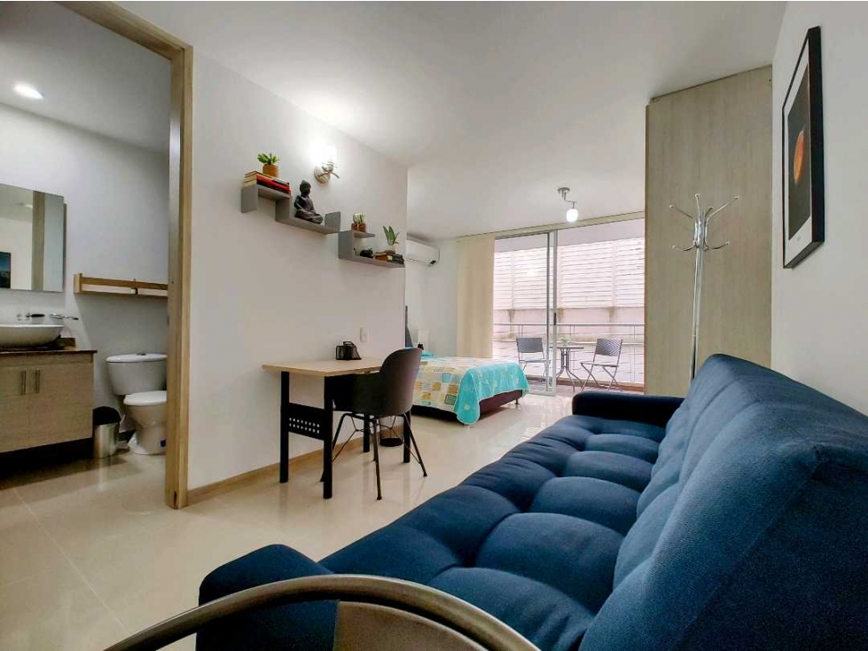 Apartaestudio en arrendamiento en edificio en El Gran Limonar, Cali